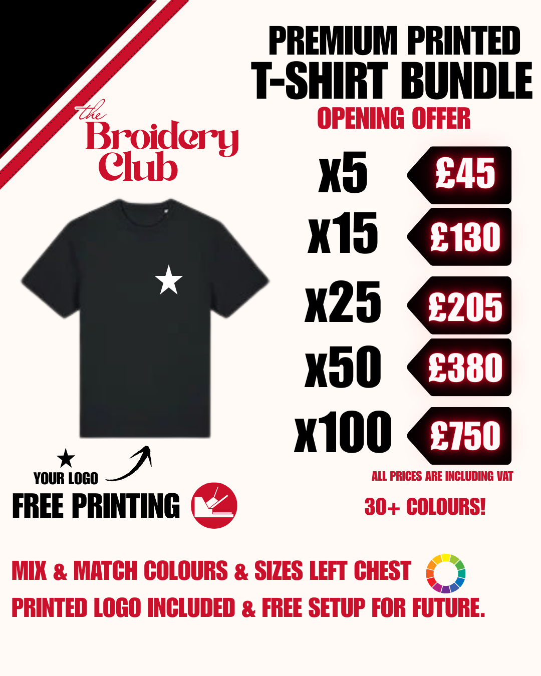 Premium Printed T-Shirt Bundle